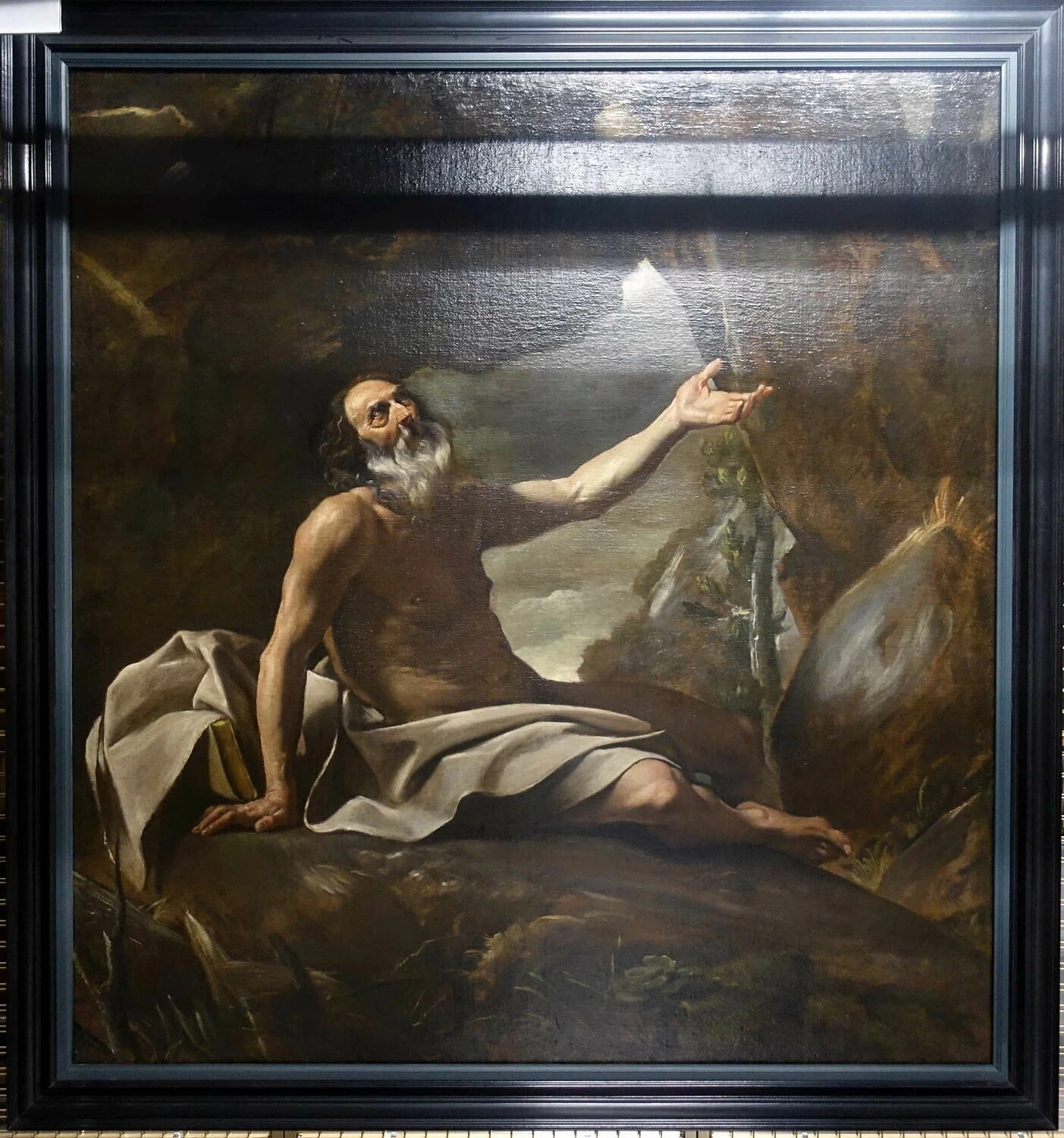 Giovanni Lanfranco-270-Elia nutrito dal corvo - Museo del Louvre, Parigi